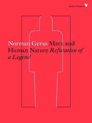 cover image of Marx and Human Nature
